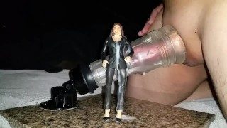 Cumming on figurine fetish. STEPHANIE MCMAHON. hot gluing. multiple cumshot