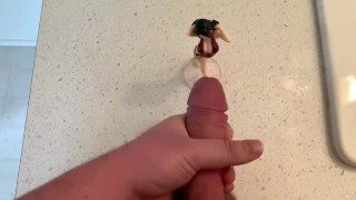 Figurine Cream: Cumming on a Boa Hancock One Piece anime figure!